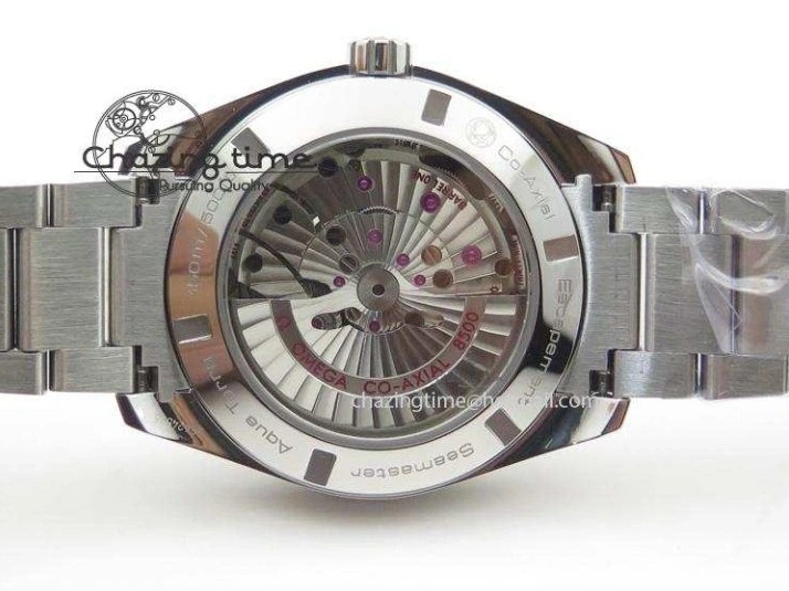 0324 Affordable Aqua Terra 150M SS 1:1 Best Edition Deep Blue Textured Dial On SS Bracelet A 8253